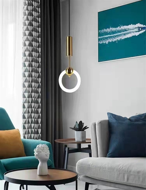 Lampadario a sospensione oro lussuoso (302)