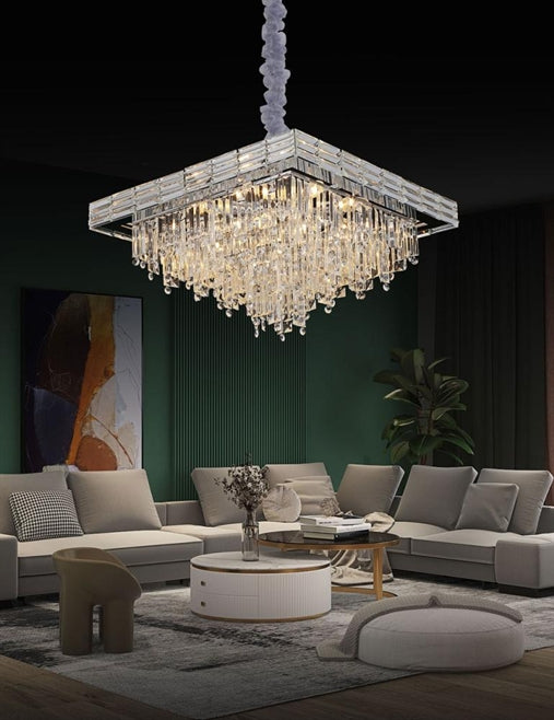 Lampadario da soffio cristallo e14v705