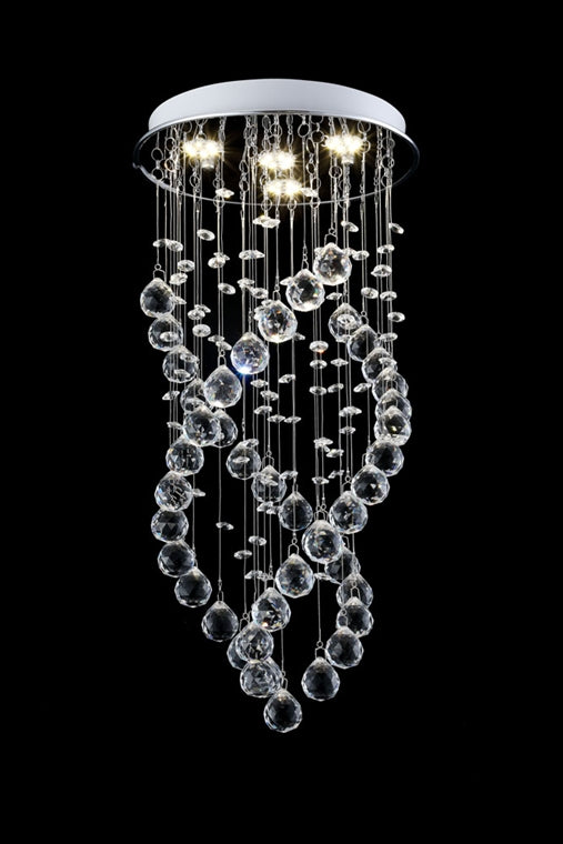 Lampadario di cristallo illuminazione a led 2503
