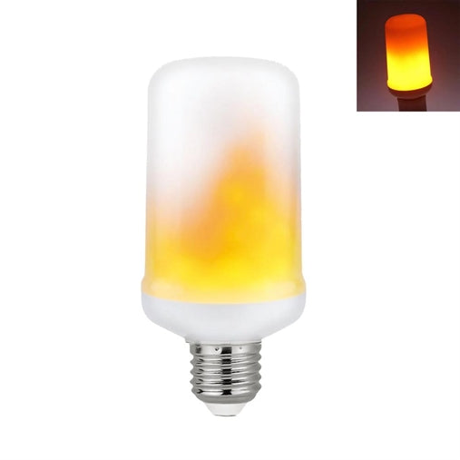 Lampadina led attacco grande e27 5w effetto fiamma per decorazione