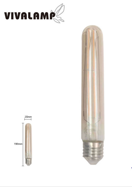 Lampadina led e27 6w modello t35 oro lampadine attacco grosso vite t35-6w