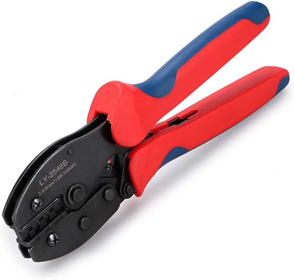 Pinza crimpatrice precisa per 2,5 – 6,0 mm² cavo connettore/pannello solare, strumenti di crimpatura a mano, strumento per elettricisti