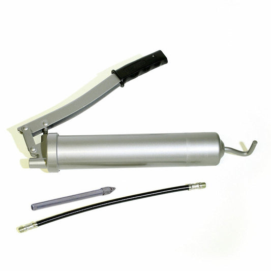 Pistola ingrassatore pompa manuale grasso contenitore 500cc tubo flessibile