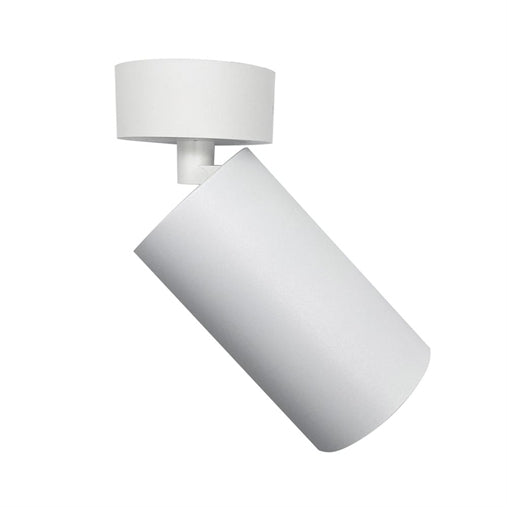 Portafaretto applique per lampadina led gu10 bianco o nero soffitto parete