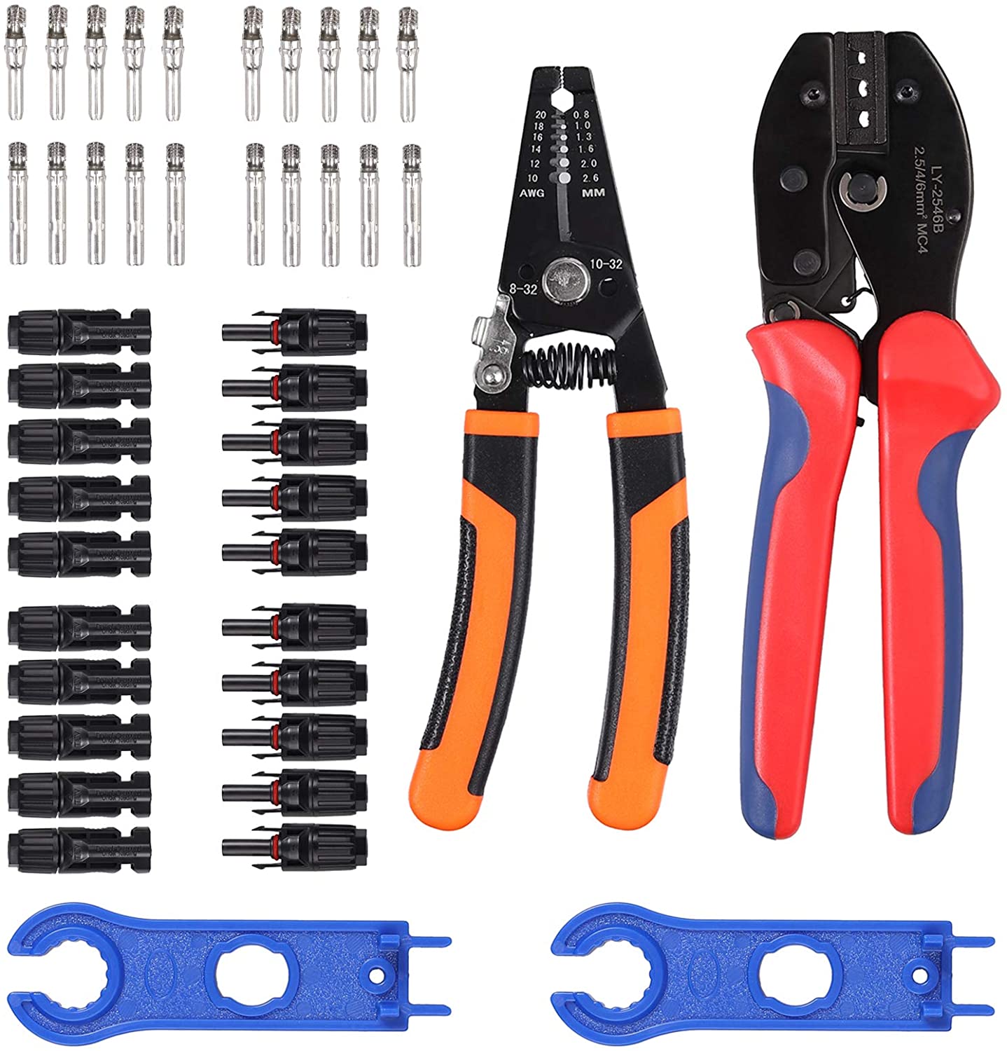 Proster kit crimpratura solare pinza crimpatrice solare e spelafili