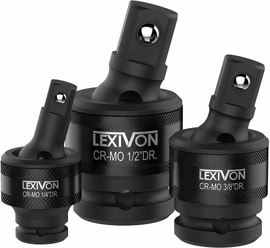 Set di 3 chiavi a bussola universali da 1/2", 3/8", 1/4"