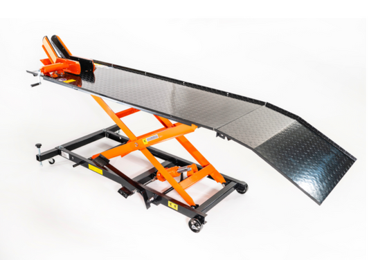 Sollevatore idraulico per moto e scooter con pompa a pedale ponte moto 450kg