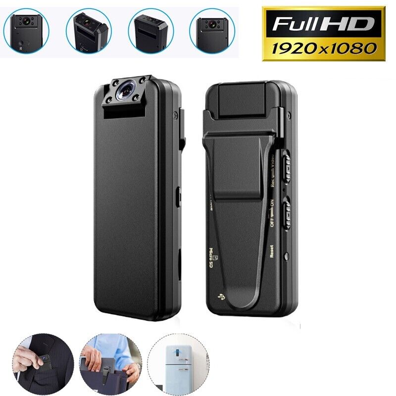 Telecamera spia infrarossi bodycam visione notturna auto microcamera mini