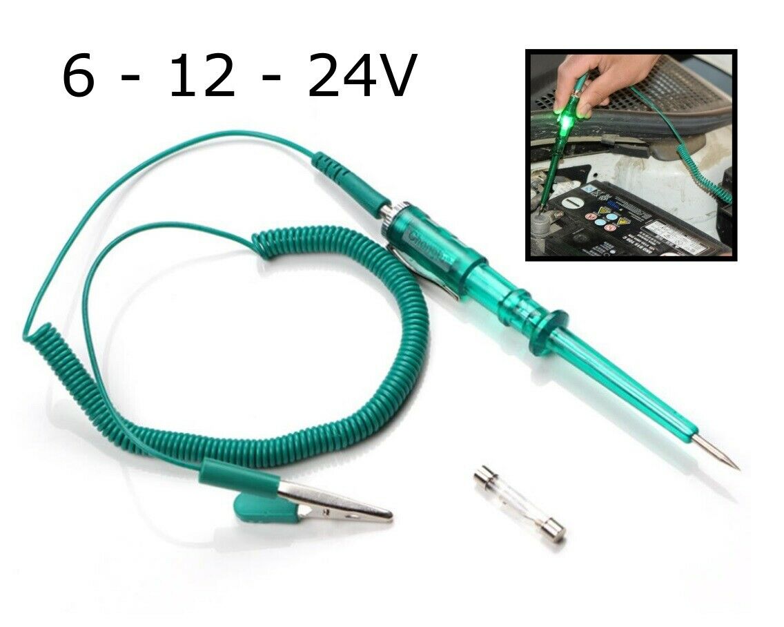 Tester di circuito per impianto elettrico auto camion dc 6 12 24v