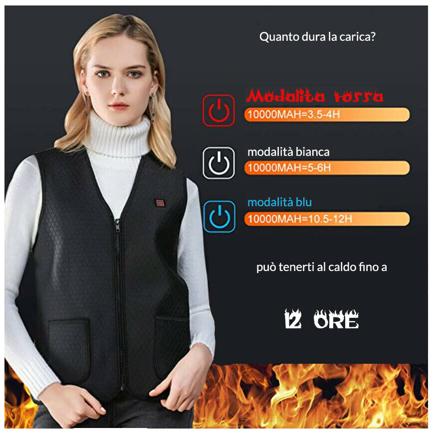 Thermopile gilet termoriscaldante