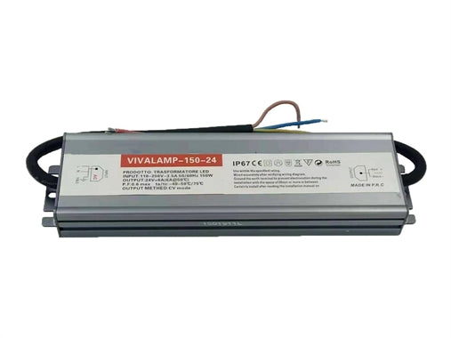 Trasformatore led 150w alimentatore led 24v dc per striscia e lampadine driver