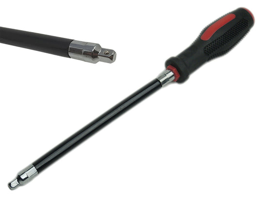 Cacciaviti giravite lunghi 300mm flessibile per bussole torx maschio