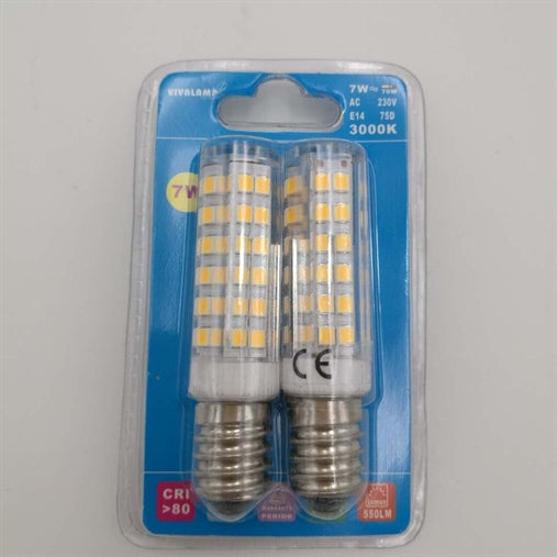 Led 75 led 7w lampada e14