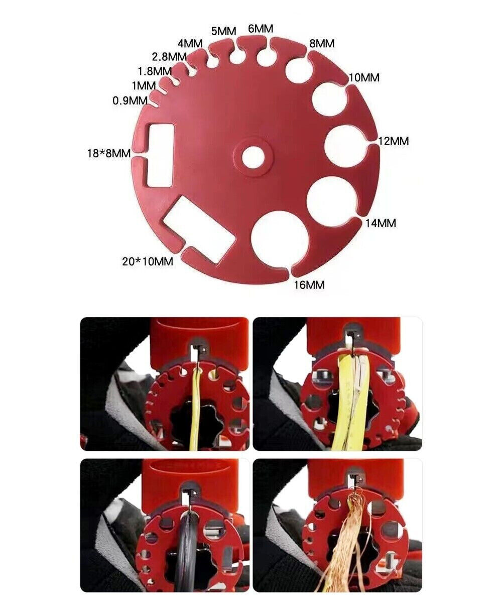 Spellafili Elettrici Manuale Pinza Spelafili Multifunzione Spela Cavi kit 14in1