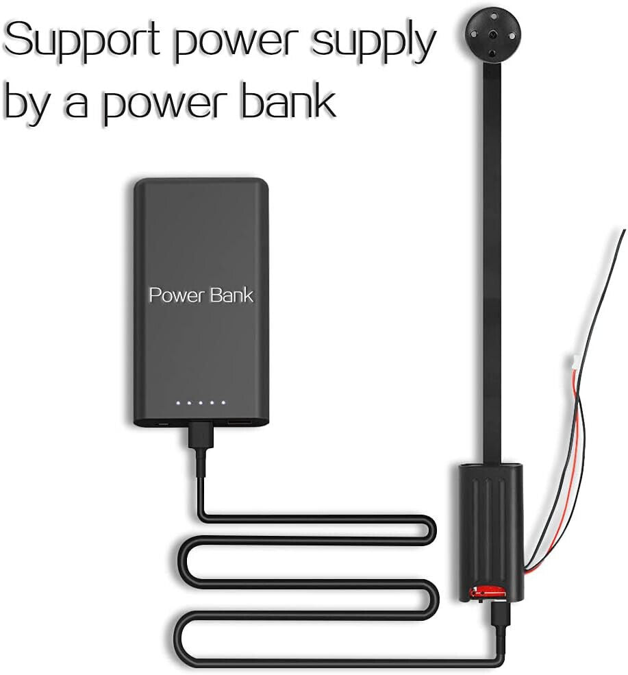 Mini Camera S80 HD con Funzione Power Bank – Registrazione Video, Rilevamento Movimento e Memoria 32GB