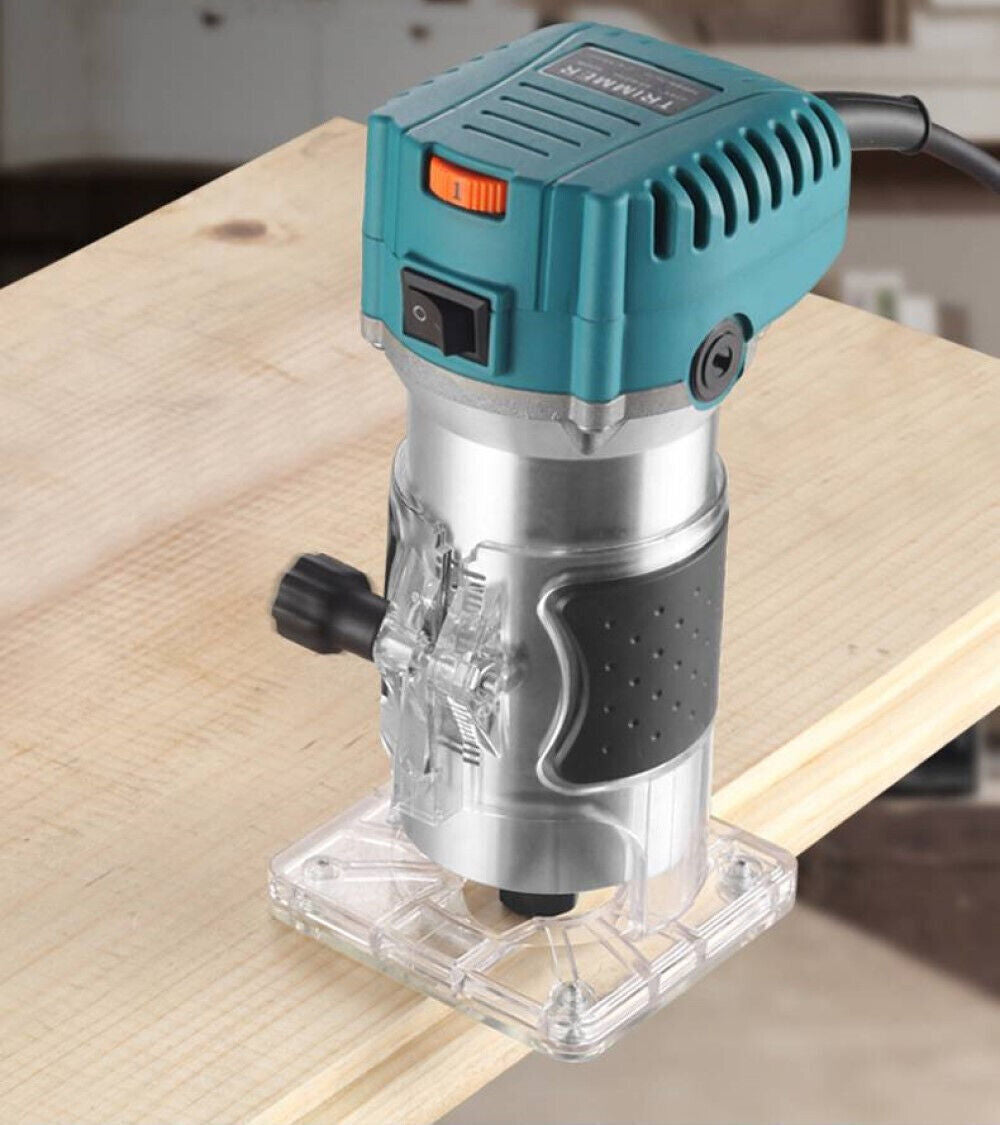 Fresatrice verticale elettrica rifilatrice fresa per legno trimmer 750W