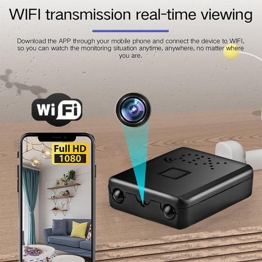 Mini Telecamera IP WiFi 4K / 1080P – Visione Notturna, Rilevamento Movimento e Controllo Remoto